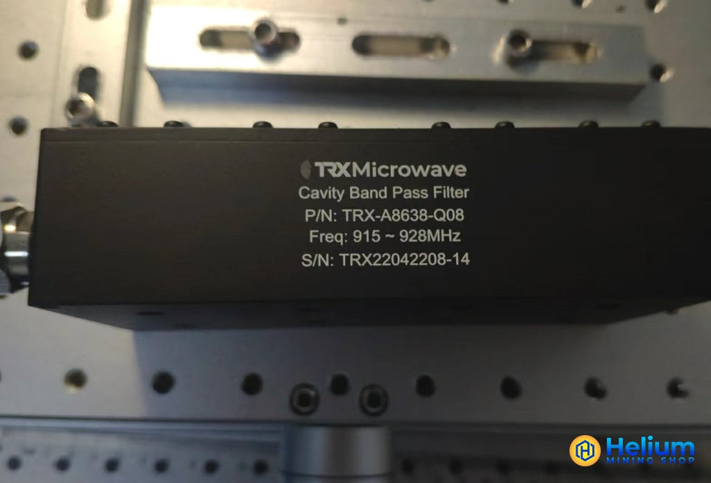 Ultra-Low Loss Helium Hotspot Au915 Indoor Cavity Band Pass Filter Trx-A8638