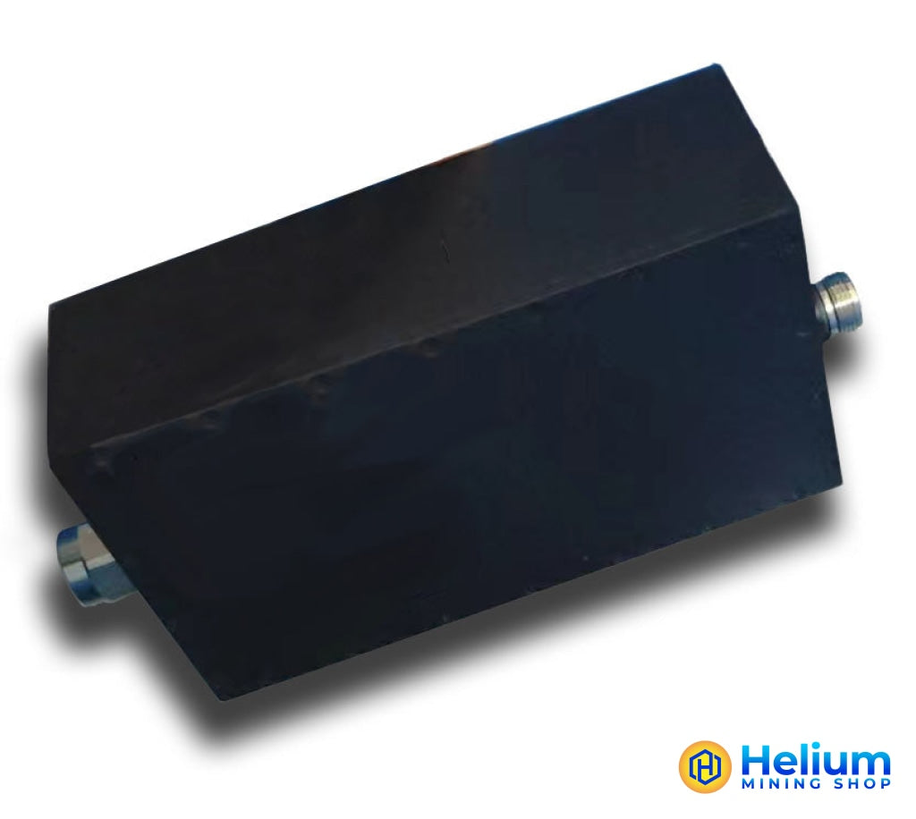 Helium Inline Filter Ultra-Low Loss Helium Hotspot AU915 Waterproof Cavity Band Pass Filter ...